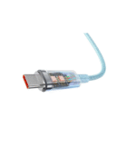 کابل شارژ سریع و انتقال داده باسئوس Explorer Series with Smart Temperature Control Type-C to Type-C 100W طول 1متر - Image 2
