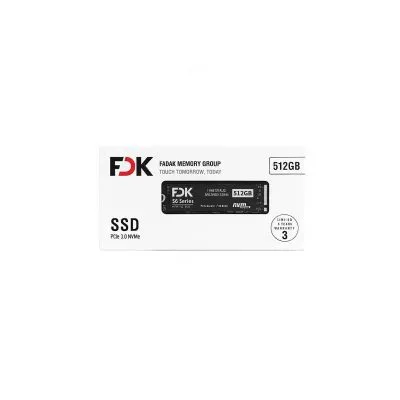 اس اس دی اینترنال فدک مدل FDK M.2 ظرفیت 512 گیگابایت