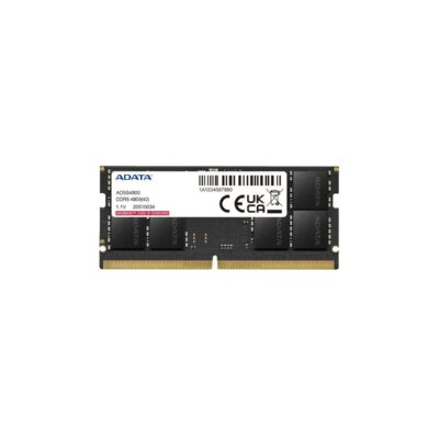 رم لپتاپ DDR5 تک کاناله 4800 مگاهرتز CL40 ای دیتا مدل ADATA Premier ظرفیت 16 گیگابایت
