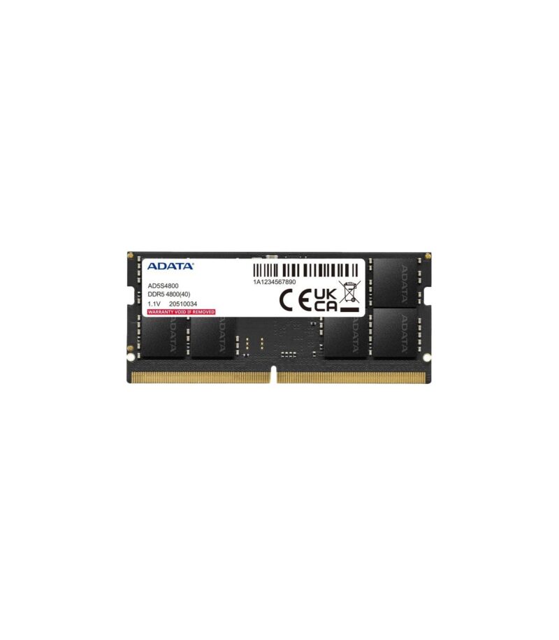 رم لپتاپ DDR5 تک کاناله 4800 مگاهرتز CL40 ای دیتا مدل ADATA Premier ظرفیت 16 گیگابایت - Image 1