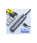 هاب 6 پورت USB-C بیسوس مدل BS-OH166 - Image 2