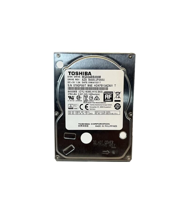 هارد دیسک اینترنال توشیبا مدل MQ3ABB200M ظرفیت 2 ترابایت - Image 1