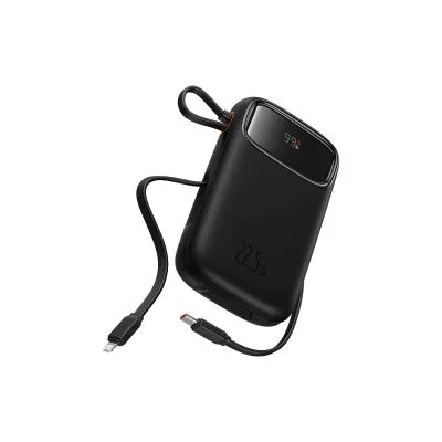 پاوربانک باسئوس مدل Qpow2 DualCable 22.5W ظرفیت 20000mAh