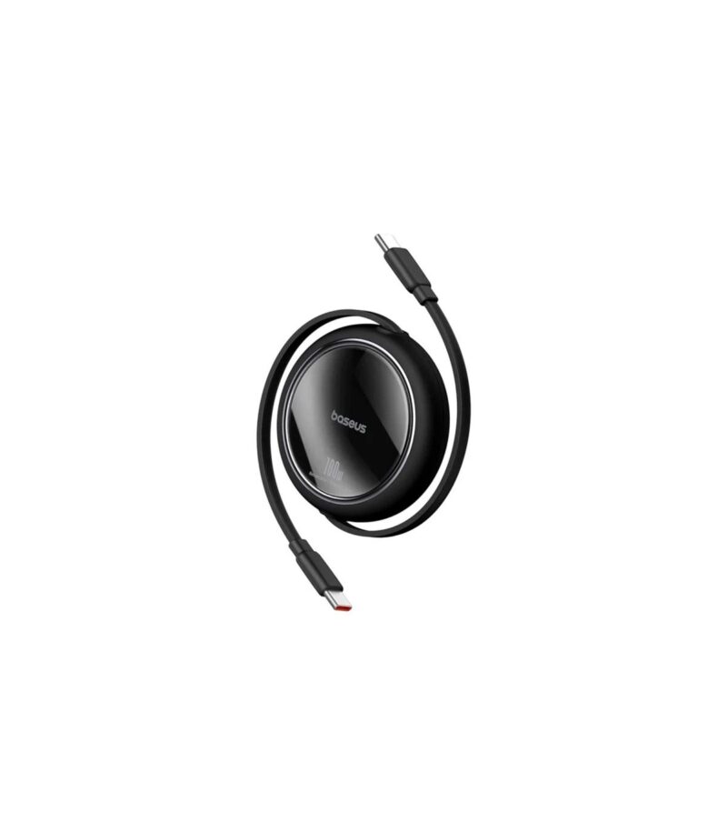 کابل USB-C بیسوس مدل Free2Draw Mini Retractable 100W طول 1 متر - Image 1