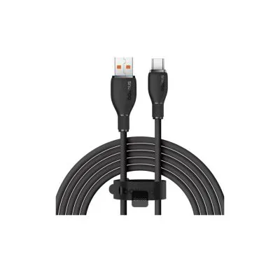 کابل تبدیل TYPE -C باسئوس مدل Pudding Series P10355703511-B1 طول 1.2 متر