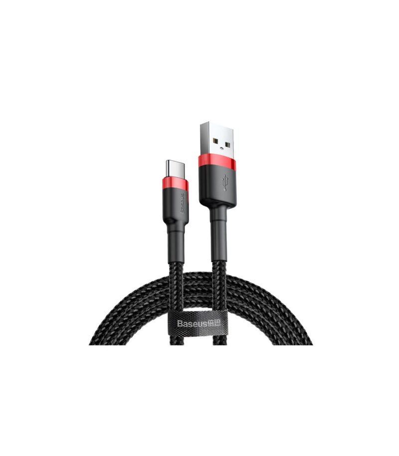 کابل تبدیل USB به USB-C باسئوس مدل CATKLF-B91 Cafule طول 1 متر - Image 1