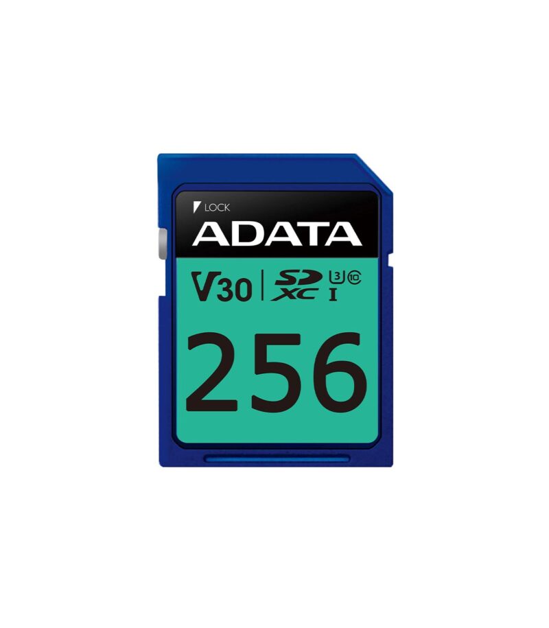 کارت حافظه SDXC ای دیتا مدل Premier Pro کلاس 10 استاندارد UHS-I U3 سرعت 100MBps ظرفیت 256 گیگابایت - Image 1