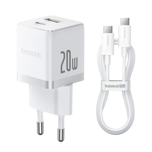 baseus-20w-palm-wall-charger-1 محتویات جعبه شارژر دیواری بیسوس 20 وات و کابل تایپ سی