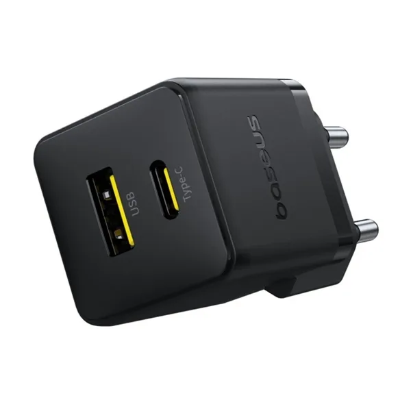 baseus-20w-palm-wall-charger-4 نمای نزدیک پورت USB-C شارژر سریع 20 وات Baseus
