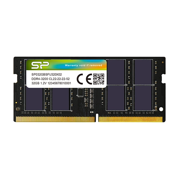 Silicon Power SP 32GB DDR4 3200MHz CL22 SODIMM-1 رم لپ تاپ DDR4 سیلیکون پاور SP ظرفیت 32 گیگابایت