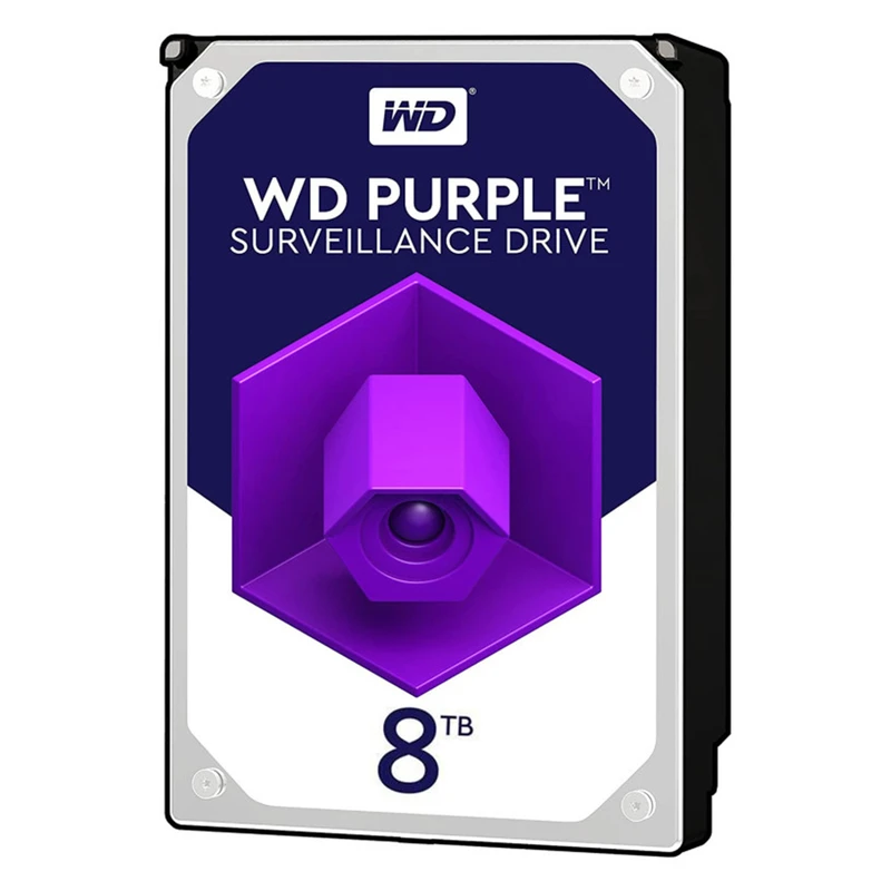 WD 8TB-1 هارددیسک وسترن دیجیتال بنفش ۸ ترابایت